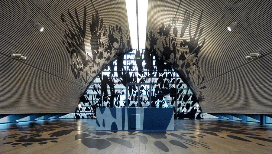 Tropel (Reversed), 2009 — Adhesive vinyl