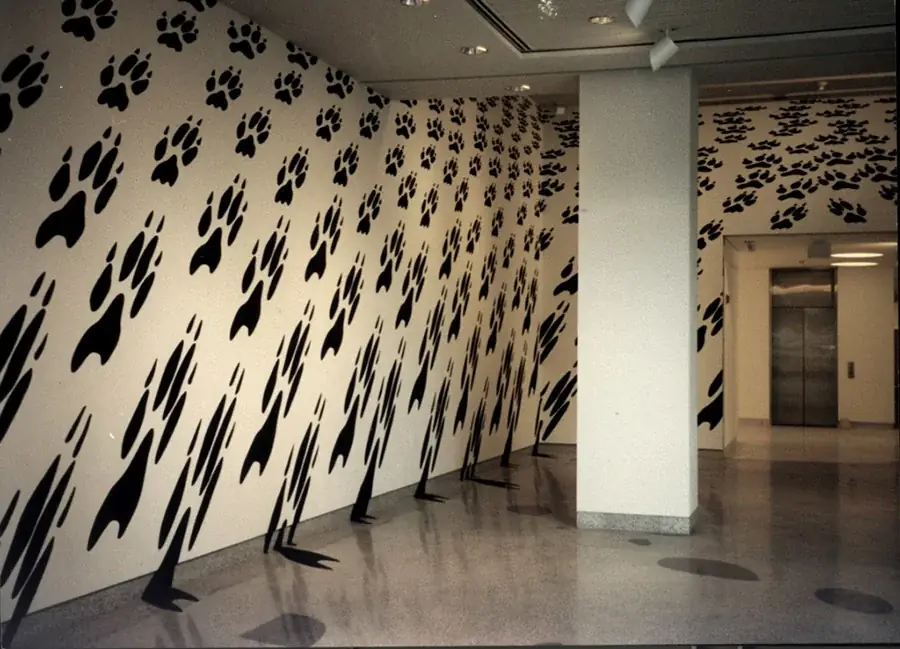 Gone Wild, 1996 — Wall painting