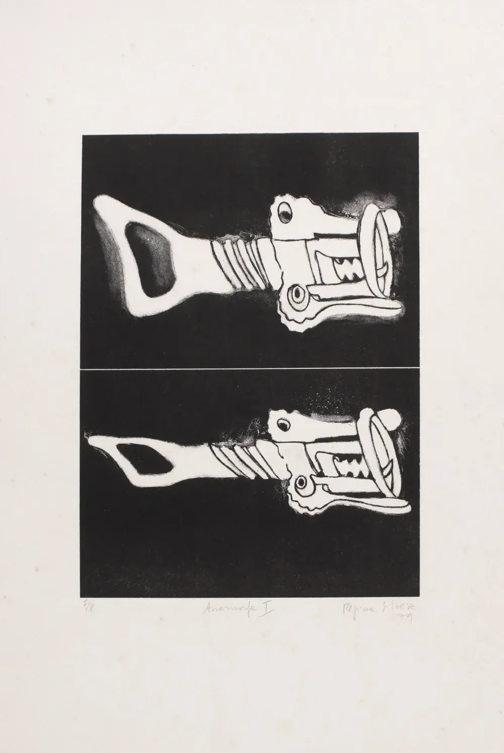 Anamorfa I, 1979 — Lithograph on paper
