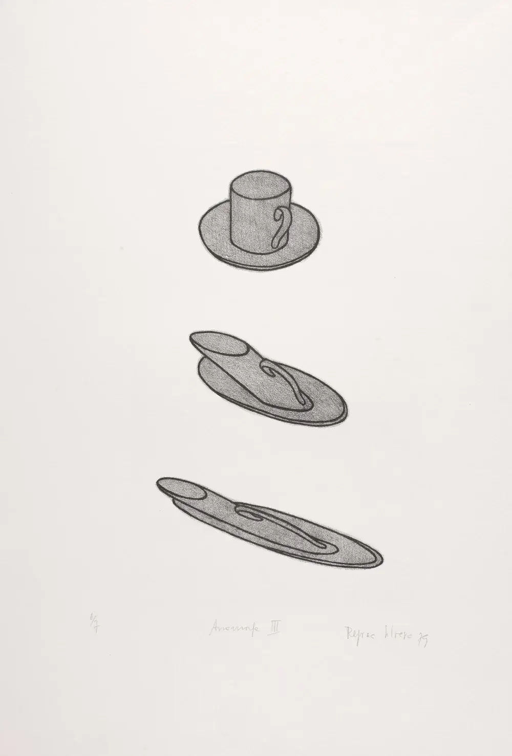 Anamorfa I, 1979 — Lithograph on paper