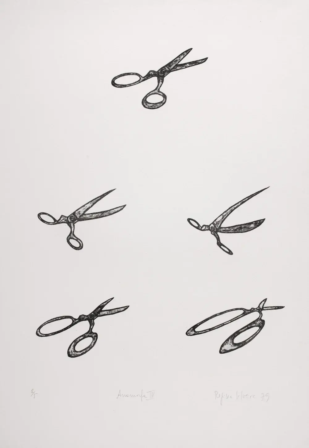 Anamorfa I, 1979 — Lithograph on paper
