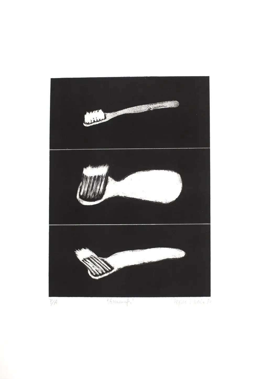 Anamorfa I, 1979 — Lithograph on paper