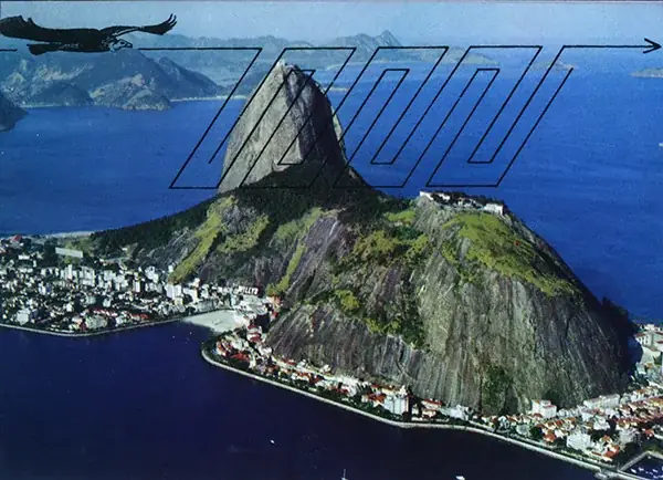 Brazil Today, 1977 — Serigrafia sobre cartão postal