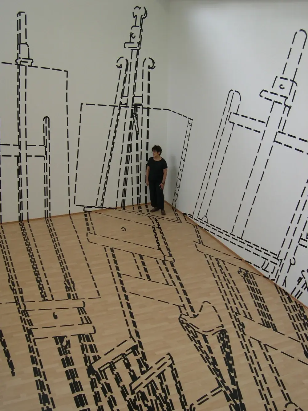 Desaparência, 2004 — Vinil adesivo