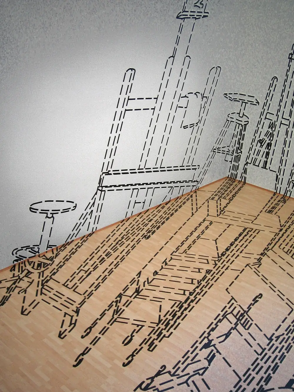 Desaparência, 2004 — Vinil adesivo