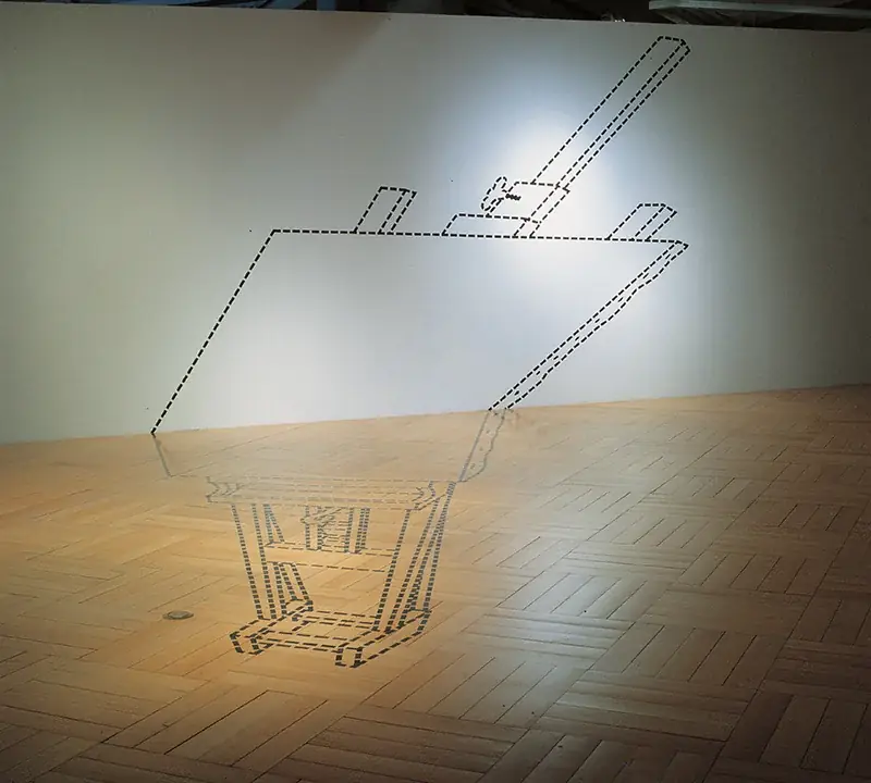 Desaparência, 2004 — Vinil adesivo