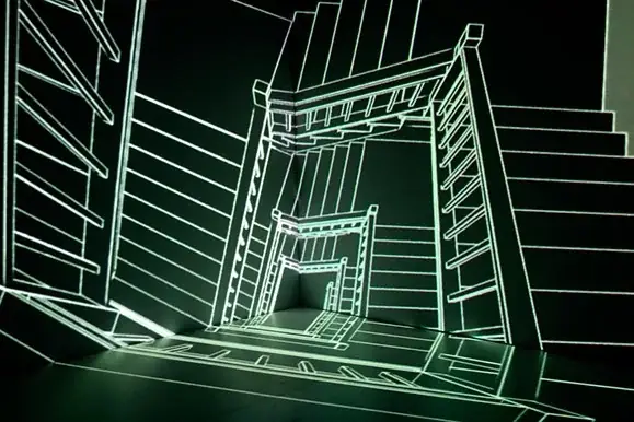 Descendo a Escada, 2002 — Video-instalação