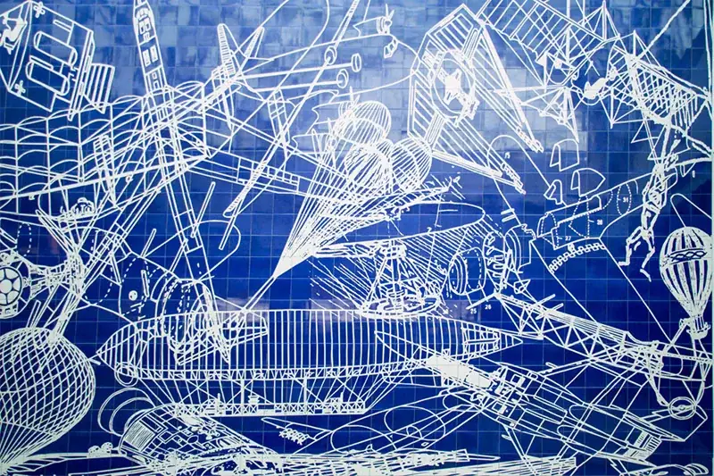 Ex Orbis, 2000 — Vinil adesivo sobre fachada