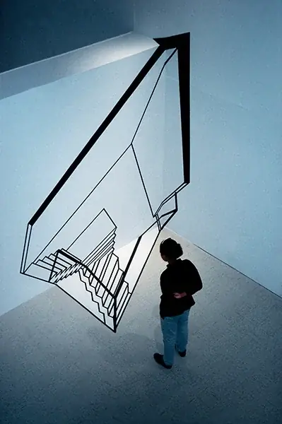 Graphos 4, 1998 — Pintura látex e tecido de fiberglass