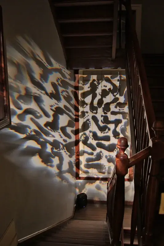 Irruption, 2009 — Light projection, slide and Pani projector