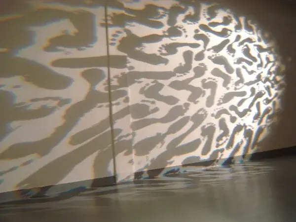 Irruption, 2009 — Light projection, slide and Pani projector