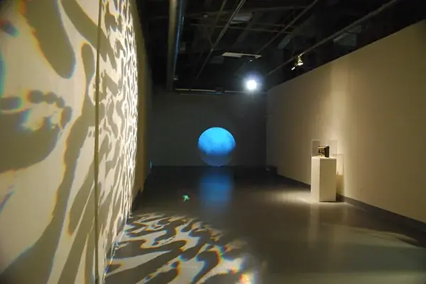 Irruption, 2009 — Light projection, slide and Pani projector