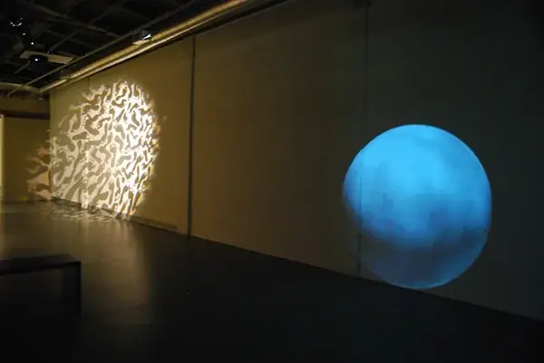 Irruption, 2009 — Light projection, slide and Pani projector