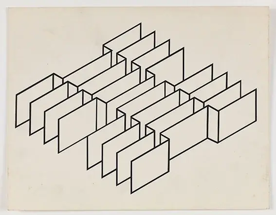Laberintos, 1971 — Serigrafia sobre papel