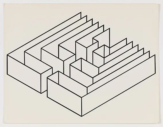 Laberintos, 1971 — Serigrafia sobre papel