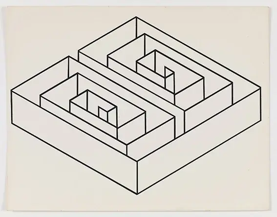 Laberintos, 1971 — Serigrafia sobre papel