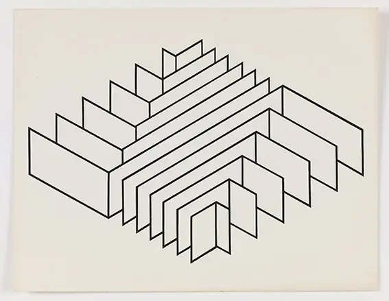 Laberintos, 1971 — Serigrafia sobre papel