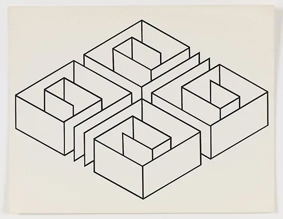 Laberintos, 1971 — Serigrafia sobre papel