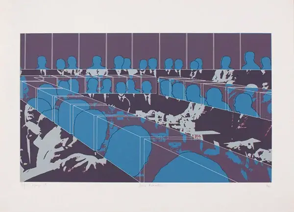 Mesa Executiva, 1975 — Serigrafia