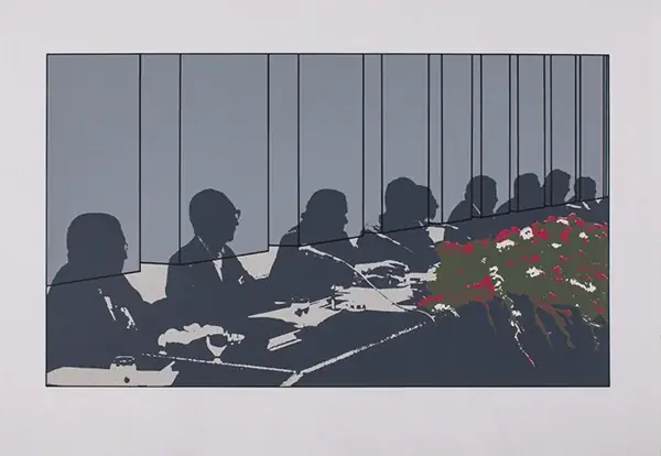 Mesa Executiva, 1975 — Serigrafia