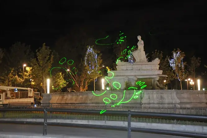 Passeio Selvagem, 2009 — Digital animation, laser projection
