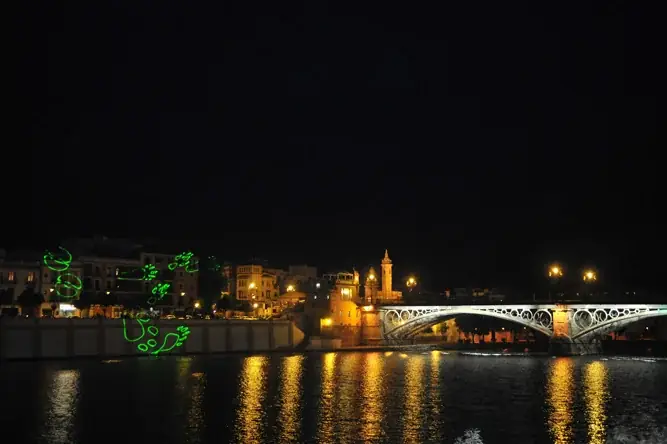 Passeio Selvagem, 2009 — Digital animation, laser projection