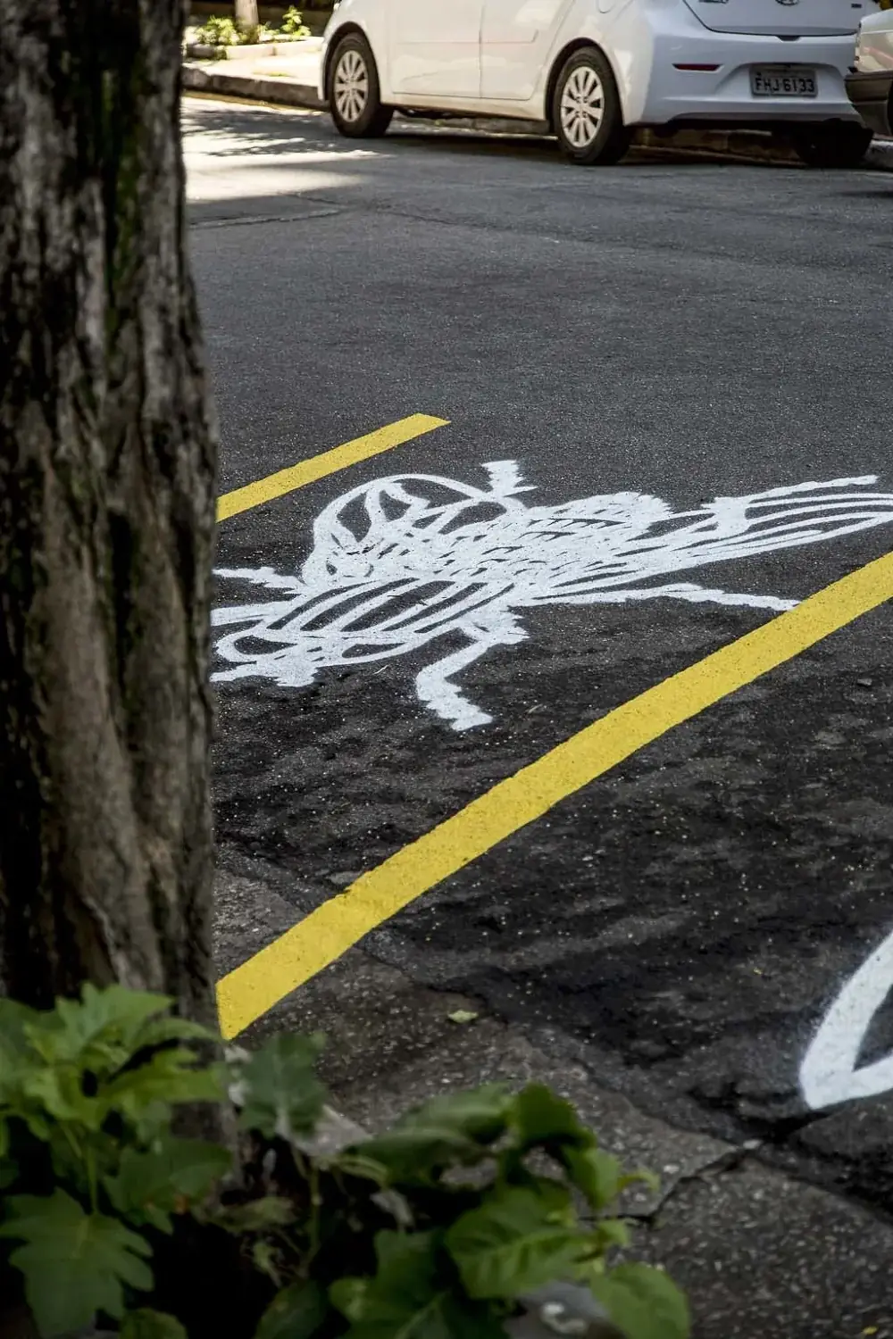 Phantasmata – São Paulo, 2015 — Pintura sobre asfalto