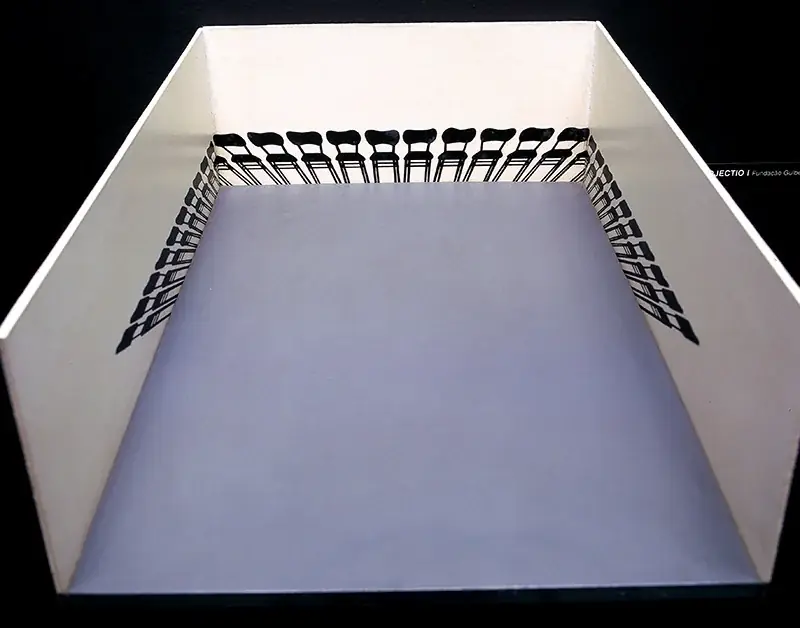 Projectio I, 1984 — Látex sobre recortes de laminado de madeira