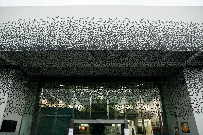 Saga (Irruption Series), 2006 — Adhesive vinyl