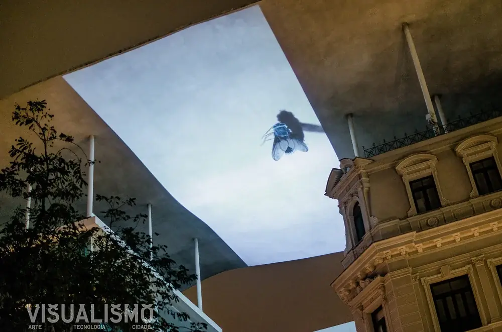 Surveillance, 2015 — Digital animation projection