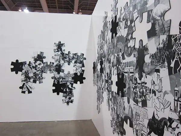 To Be Continued… (Latin American Puzzle), 2011 — Impressão digital em vinil adesivo sobre recortes de EVA