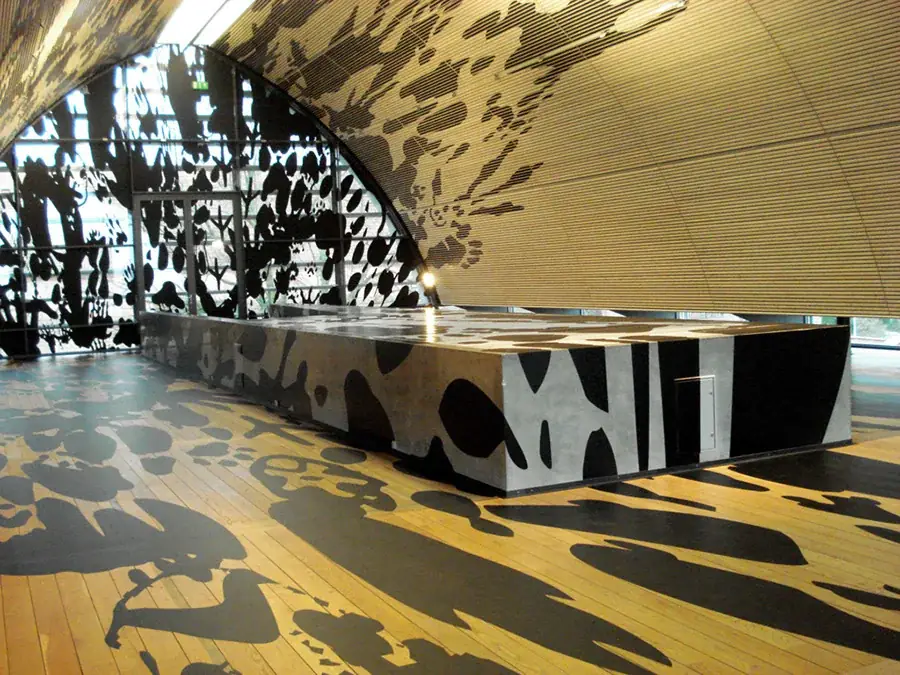 Tropel (Reversed), 2009 — Adhesive vinyl