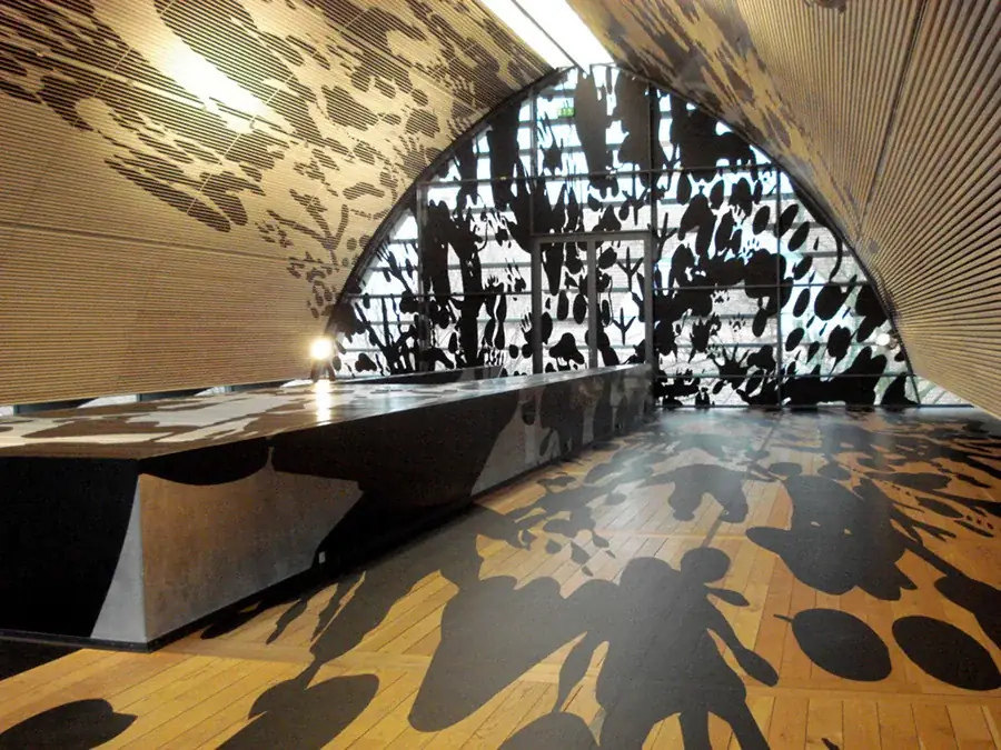 Tropel (Reversed), 2009 — Adhesive vinyl