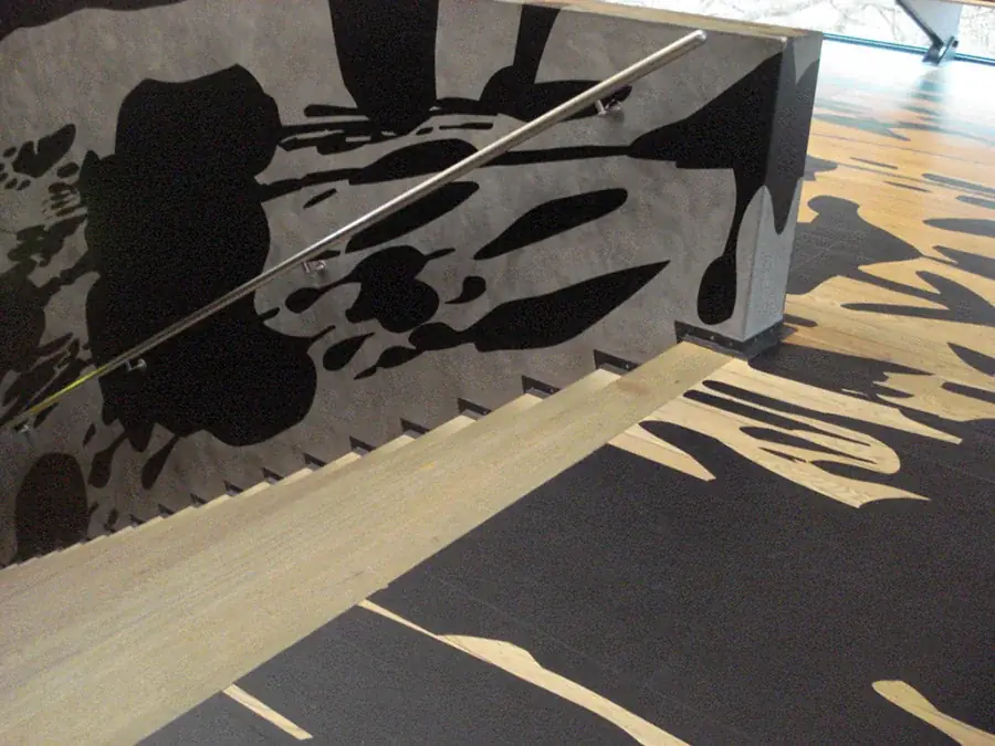 Tropel (Reversed), 2009 — Adhesive vinyl