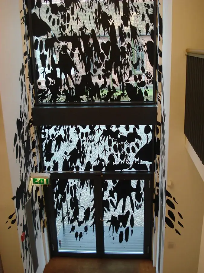 Tropel (Reversed), 2009 — Adhesive vinyl