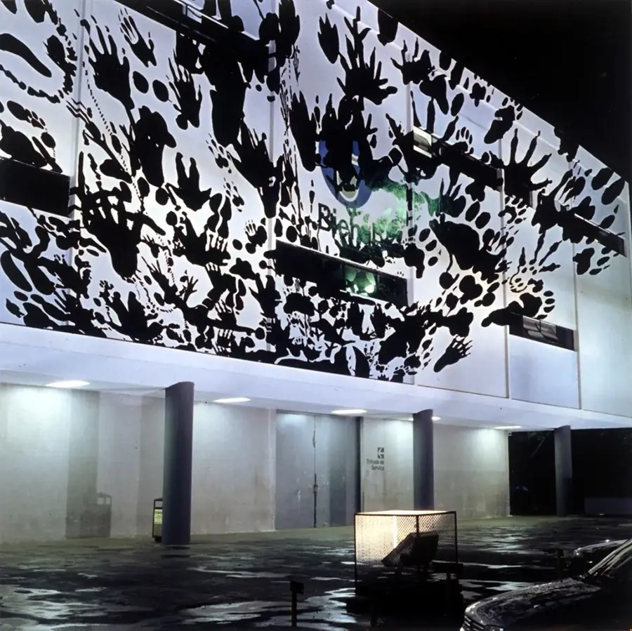 Tropel (Reversed), 2009 — Adhesive vinyl