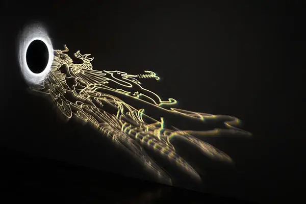 Umbral, 2011 — Acrílico, LED, gobo de vidro e projetor